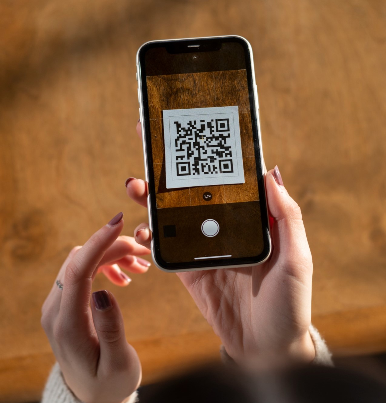 QR Code Scan - Register with camera